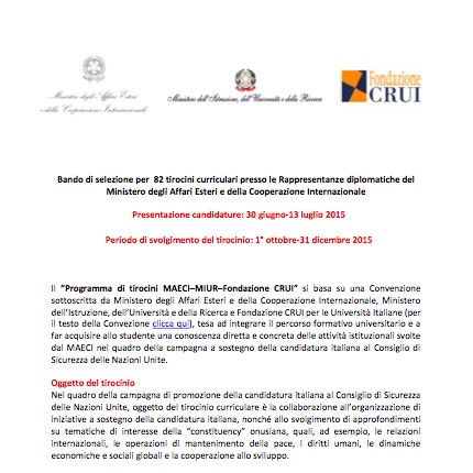 stage lavoro maeci crui