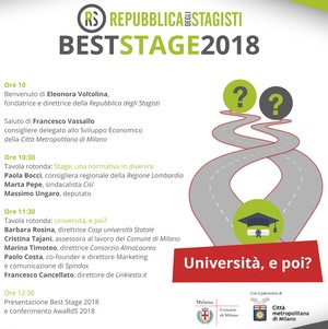 stage lavoro best stage 2018