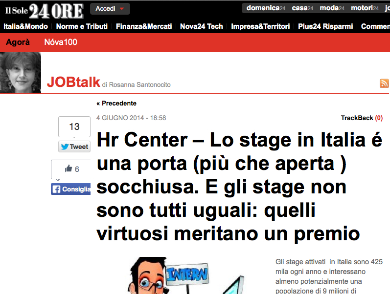 Jobtalk Sole 24 Ore