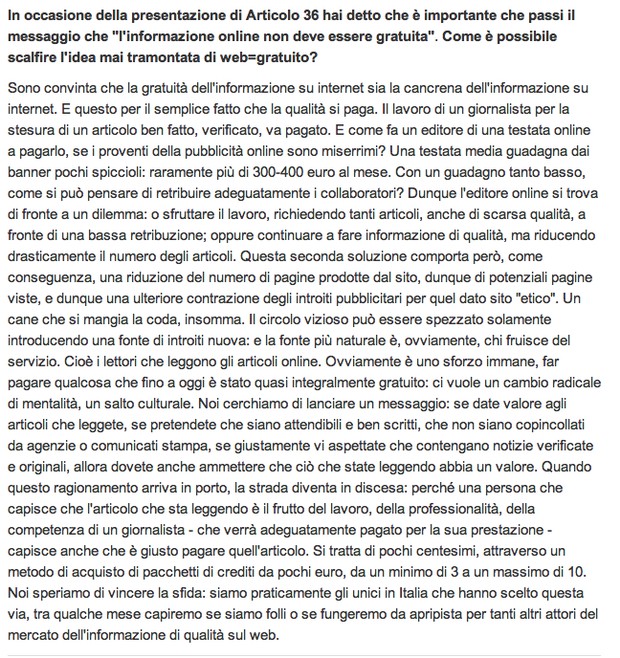 articolo 36